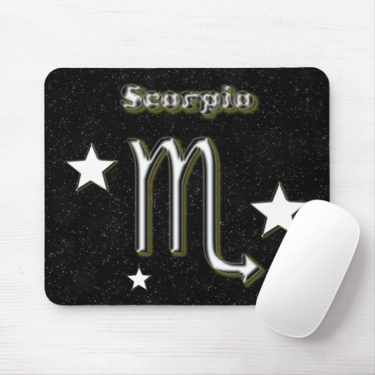 Scorpio-symbool Muismat (Met muis)
