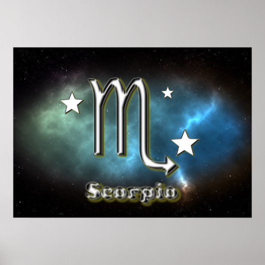 Scorpio-symbool Poster (Voorkant)