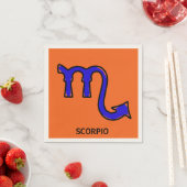 Scorpio-symbool Servetten (Insitu)