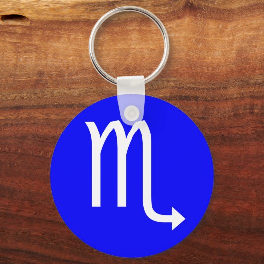 Scorpio-symbool Sleutelhanger (Voorkant)