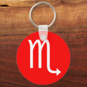 Scorpio-symbool Sleutelhanger (Voorkant)