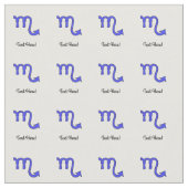 Scorpio-symbool Stof (Close Up)