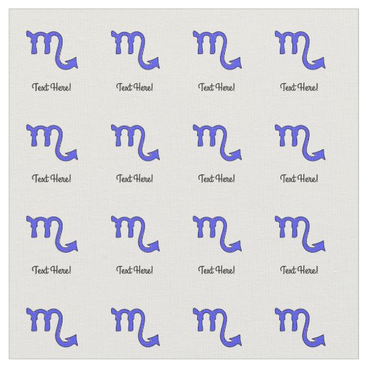 Scorpio-symbool Stof (Close Up)