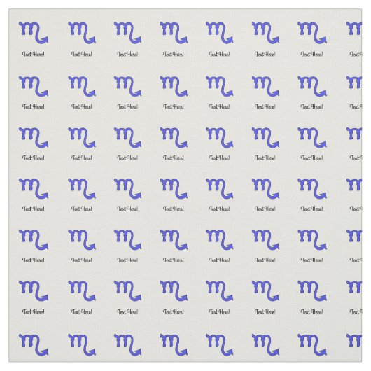 Scorpio-symbool Stof (Swatch)