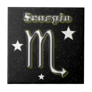 Scorpio-symbool Tegeltje