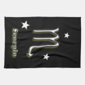 Scorpio-symbool Theedoek (Horizontaal)