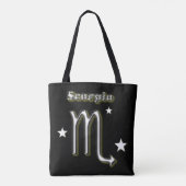 Scorpio-symbool Tote Bag (Achterkant)