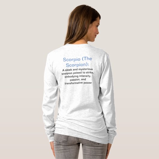 Scorpio T-Shirt (Achterkant volledig)