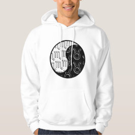 Scorpio Taurus yin yang zodiaekoppel unisex Hoodie