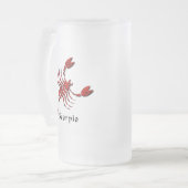 Scorpio-teken Bevestigde Mok bier (Voorkant links)