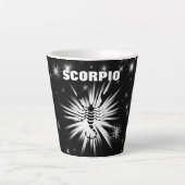 Scorpio-teken Latte Mok (Voorkant)