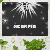Scorpio-teken Theedoek (Gevouwen)