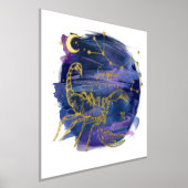 Scorpio-teken van de diervriendelijke geboortedatu folie afdrukken (Laagn)