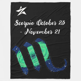 Scorpio Throw Blanket Fleece Deken