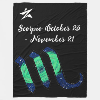 Scorpio Throw Blanket Fleece Deken