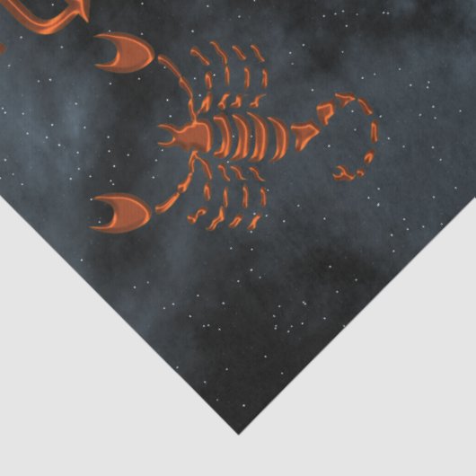 Scorpio Tissuepapier (Detail)