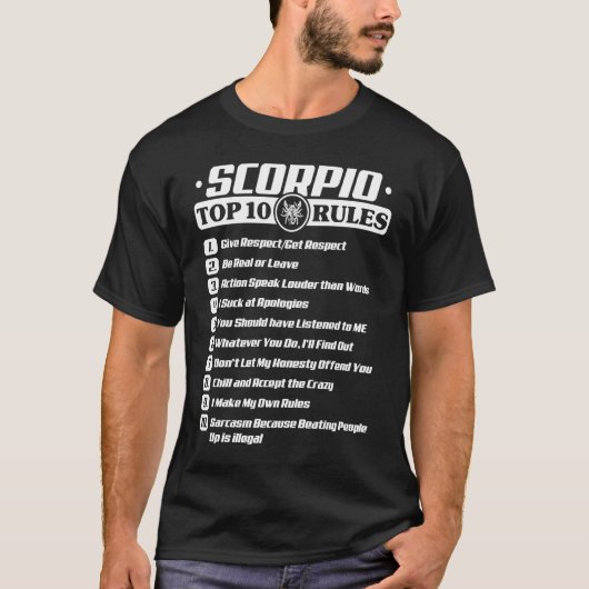 Scorpio Top 10 Rules Zodiac (Voorkant)