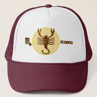 Scorpio Topaz Embroized Modern Trucker Hat Trucker Pet