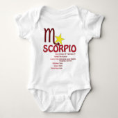 Scorpio Traits Baby Romper (Voorkant)