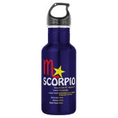 Scorpio Traits Water Flacon Waterfles (Voorkant)