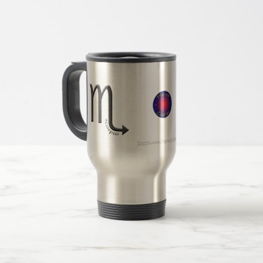 Scorpio Travel Mug Reisbeker (Voorkant links)