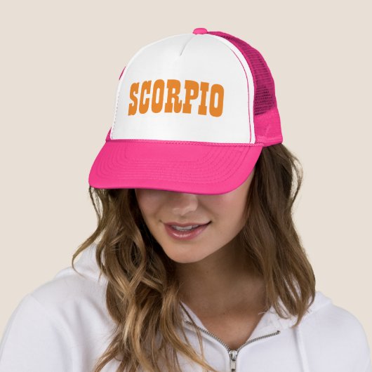 Scorpio Trucker Hat Pet (In situ)