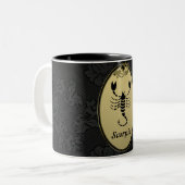 Scorpio Tweekleurige Koffiemok (Voorkant links)