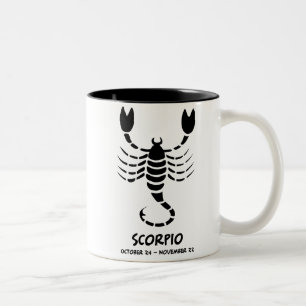 Scorpio Tweekleurige Koffiemok