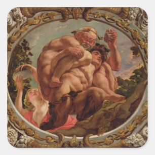 Scorpio, van de Tekenen van de Zodiac Vierkante Sticker