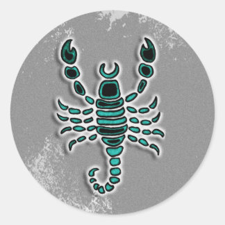 Scorpio van Horoscoop Ronde Sticker