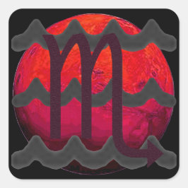 Scorpio Vierkante Sticker