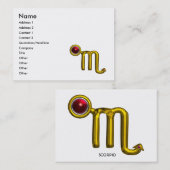 SCORPIO VISITEKAARTJE (Voorkant / Achterkant)