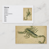 Scorpio-Visitekaartje Visitekaartje (Voorkant / Achterkant)