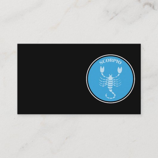 Scorpio-Visitekaartje Visitekaartje (Voorkant)