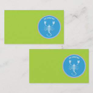 Scorpio-Visitekaartje Visitekaartje