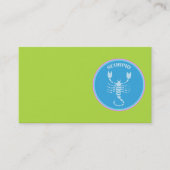 Scorpio-Visitekaartje Visitekaartje (Voorkant)