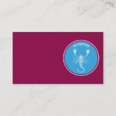 Scorpio-Visitekaartje Visitekaartje (Achterkant)