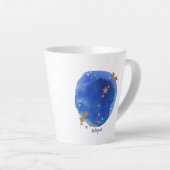 Scorpio Waterverf Night Sky Constellation Zodiac Latte Mok (Rechterhoek)