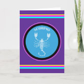 Scorpio-Wenskaart Kaart (Voorkant)