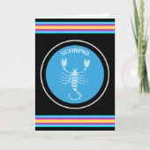 Scorpio-Wenskaart Kaart (Voorkant)