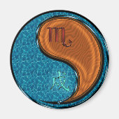 Scorpio & Wood Dog Magneet (Voorkant)