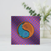 Scorpio & Wood Ox Kaart (Staand voorkant)