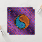 Scorpio & Wood Ox Kaart (Voorkant / Achterkant in situ)