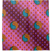 Scorpio & Wood Rooster Douchegordijn (Voorkant)