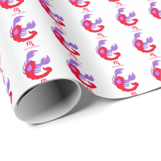 Scorpio Wrapping Paper Cadeaupapier (Rol Hoek)