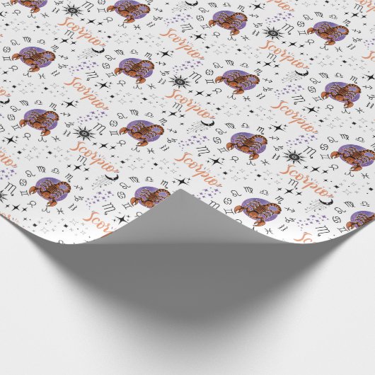 Scorpio Wrapping Paper Cadeaupapier (Hoek)