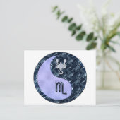 Scorpio Yin Yang Briefkaart (Staand voorkant)