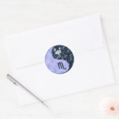 Scorpio Yin Yang Ronde Sticker (Envelop)