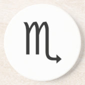 Scorpio Zandsteen Onderzetter (Voorkant)