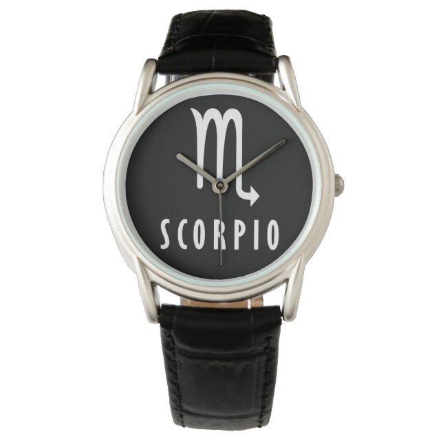 Scorpio zodiaal teken horloge (Voorkant)